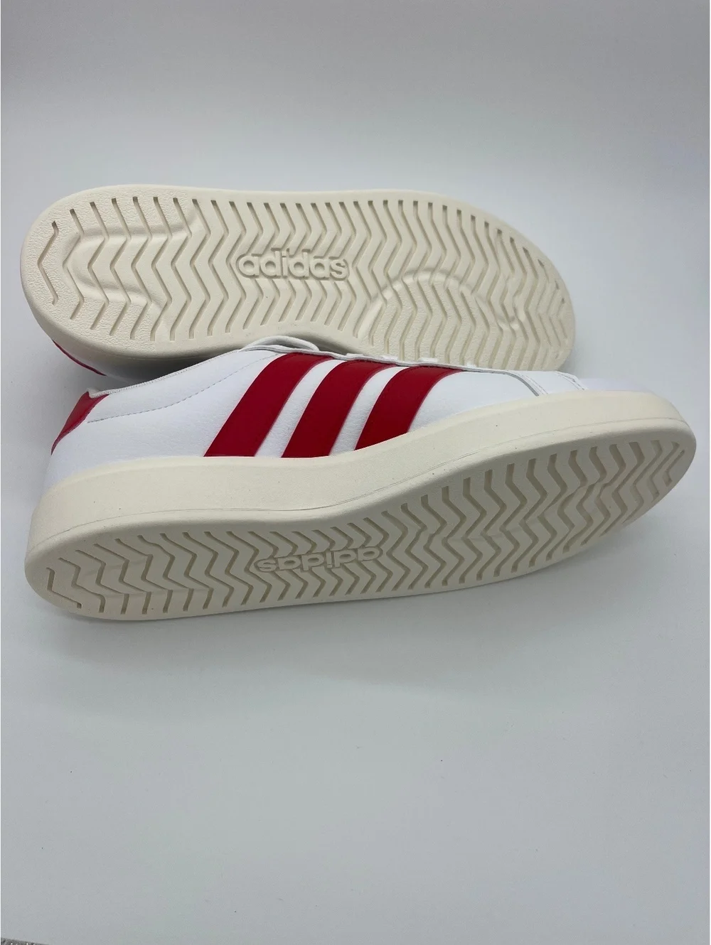 Adidas Street Talk White and Red Sneakers Size 9